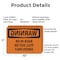 Signmission Back In Or Pull Out On Green Only OSHA Warning Sign, Plastic, 10in W x 7in L, 2PK OS-2PACK-WS-P-710-L-12468 - alternate 2
